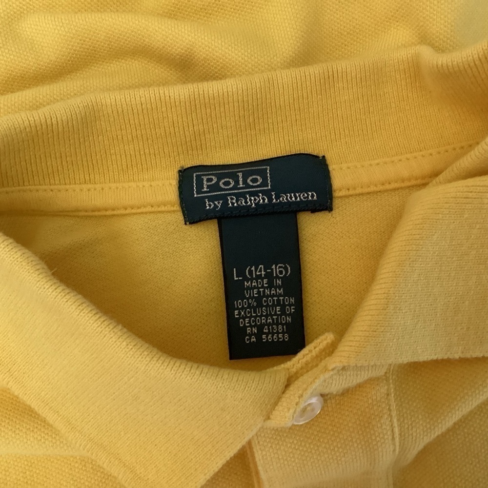 Polo Ralph Lauren Youth Polo. Size L (14-16) - Picture 4 of 5